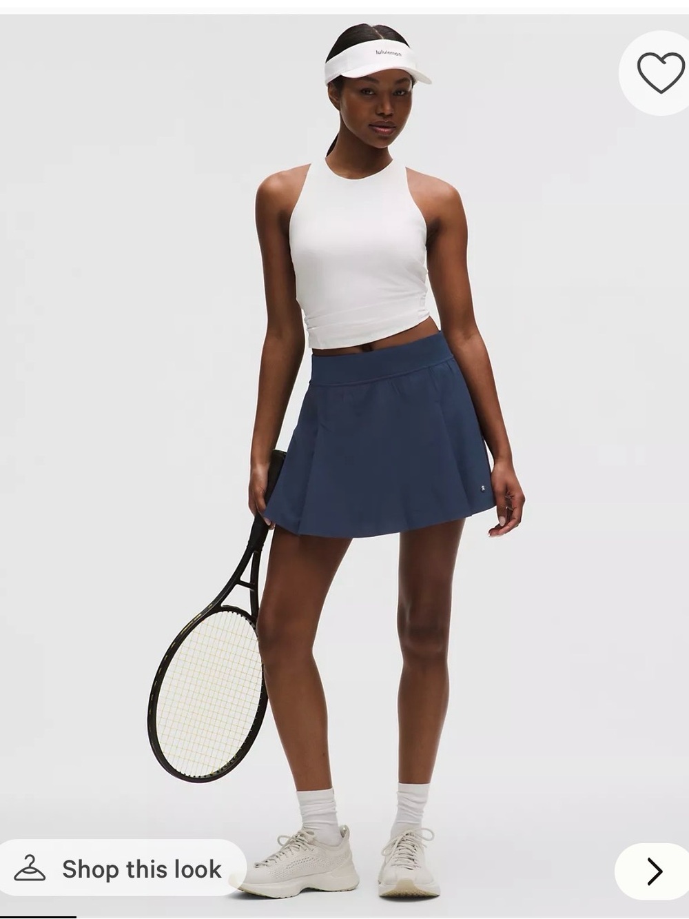 NWOT Lululemon A-Line Side-Pleat Tennis Skirt / Skort in navy